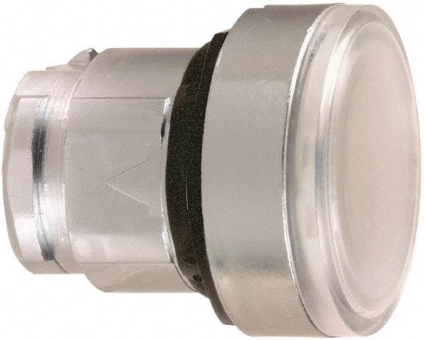 Schneider Electric - 22mm Mount Hole, Flush, Pushbutton Switch Only - Round, White Pushbutton, Nonilluminated, Momentary (MO) - Caliber Tooling