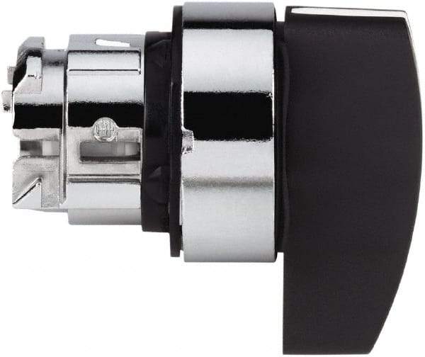 Schneider Electric - 22mm Mount Hole, 3 Position, Handle Operated, Selector Switch - Black, Maintained (MA), Nonilluminated, Shock, Vibration and Water Resistant - Caliber Tooling