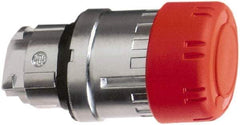 Schneider Electric - 22mm Mount Hole, Extended Mushroom Head, Pushbutton Switch Only - Round, Red Pushbutton, Maintained (MA), Momentary (MO) - Caliber Tooling