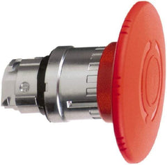 Schneider Electric - 22mm Mount Hole, Extended Mushroom Head, Pushbutton Switch Only - Round, Red Pushbutton, Maintained (MA), Momentary (MO) - Caliber Tooling