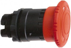 Schneider Electric - 22mm Mount Hole, Extended Mushroom Head, Pushbutton Switch Only - Round, Red Pushbutton, Maintained (MA), Momentary (MO) - Caliber Tooling