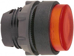 Schneider Electric - 22mm Mount Hole, Extended Straight, Pushbutton Switch Only - Round, Red Pushbutton, Illuminated, Maintained (MA) - Caliber Tooling