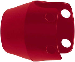 Schneider Electric - Extended Mushroom Head Pushbutton Switch Guard - Red - Caliber Tooling