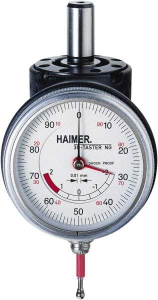 HAIMER - Positioning Indicators Type: Dial Positioning Indicator Point Diameter (mm): 4.00 - Caliber Tooling