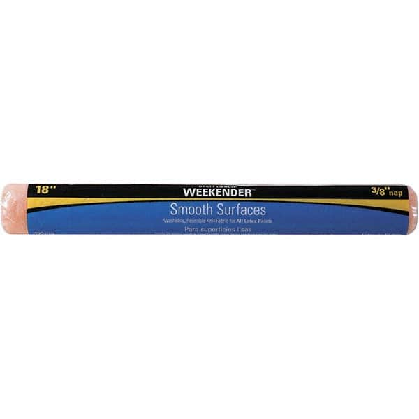 Bestt-Liebco - 3/8" Nap, 18" Wide Paint Roller Cover - Smooth Texture, Polyester - Caliber Tooling