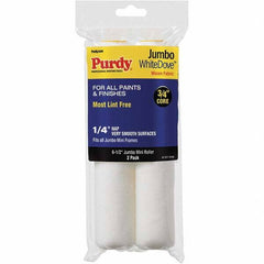 Purdy - 1/4" Nap, 6-1/2" Wide Paint Roller Cover - Smooth to Semi-Smooth Texture, Dralon - Caliber Tooling