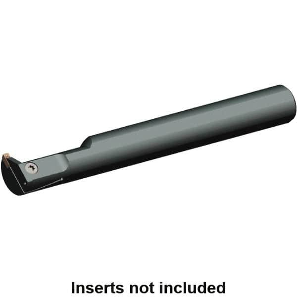 Kennametal - 1-1/4" Min Bore Diam, 200mm OAL, 1" Shank Diam, A-EVE Indexable Boring Bar - 2" Max Bore Depth, EG0400M04P04 Insert, Clamp Holding Method - Caliber Tooling