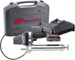 Ingersoll-Rand - 6,250 Max psi, Flexible Battery-Operated Grease Gun - 14 oz (Cartridge) Capacity, Includes Battery & Battery Charger - Caliber Tooling