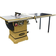 Jet - 10" Blade Diam, 5/8" Arbor Diam, 1 Phase Table Saw - 115/230 Volt, 3-1/8" Cutting Depth - Caliber Tooling