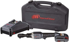 Ingersoll-Rand - 1/2" Drive 20 Volt Angled Cordless Impact Wrench & Ratchet - 225 RPM, 54 Ft/Lb Torque, 1 Lithium-Ion Battery Included - Caliber Tooling