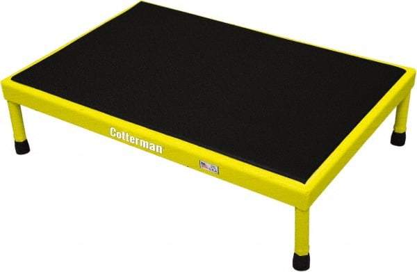 Cotterman - 10" 1 Step Platform - Work Platform, 800 Lb Capacity, 25" Base Width x 37" Base Depth - Caliber Tooling