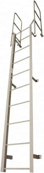 Cotterman - 87" 4 Step Fixed Ladder - Dock Ladder, 300 Lb Capacity, 27" Base Width x 18" Base Depth - Caliber Tooling