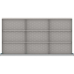 LISTA - 9-Compartment Drawer Divider Layout for 3.15" High Drawers - Caliber Tooling