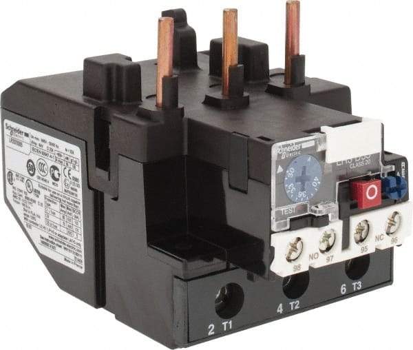 Schneider Electric - 30 to 40 Amp, 690 VAC, Thermal IEC Overload Relay - Trip Class 20, For Use with LC1D80 and LC1D95 - Caliber Tooling