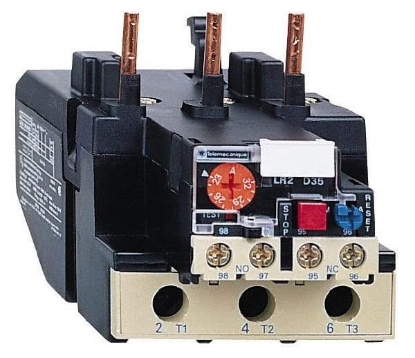 Schneider Electric - 17 to 25 Amp, 690 VAC, Thermal IEC Overload Relay - Trip Class 20, For Use with LC1D80 and LC1D95 - Caliber Tooling