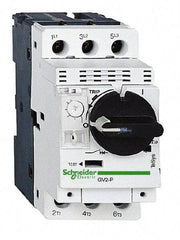 Schneider Electric - 4 Amp, 690 VAC at 50/60 Hz, 3 Pole, Bolt On, Clip Motor Circuit Breaker - Thermal Magnetic Trip, Multiple Breaking Capacity Ratings, 97mm Deep x 89mm High x 45mm Wide - Caliber Tooling