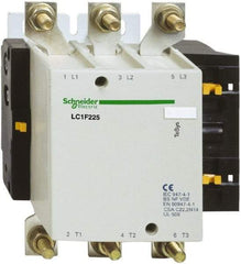 Schneider Electric - 3 Pole, 24 Coil VDC, 225 Amp at 440 VAC, Nonreversible IEC Contactor - Bureau Veritas, CCC, CSA, DNV, EN/IEC 60947-1, EN/IEC 60947-4-1, GL, JEM 1038, LROS, RINA, RMRoS, RoHS Compliant, UL Listed - Caliber Tooling