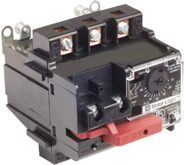 Square D - NEMA Size 2, 600 VAC, Thermal NEMA Overload Relay - For Use with Motor Logic - Caliber Tooling