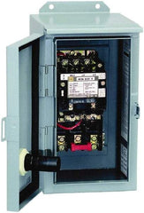 Square D - 3 Pole, 440 Coil VAC at 50 Hz and 480 Coil VAC at 60 Hz, 45 Amp NEMA Contactor - NEMA 12 Enclosure, 50 Hz at 440 VAC and 60 Hz at 480 VAC - Caliber Tooling