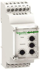 Schneider Electric - 2NO/2NC, 24-240 VAC/DC Control Relay - 0.15, 0.50, 1.50 to 1.50, 5, 15 Amps - Caliber Tooling