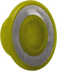 Schneider Electric - Extended Mushroom Head Pushbutton Switch Cap - Yellow, Illuminated - Caliber Tooling