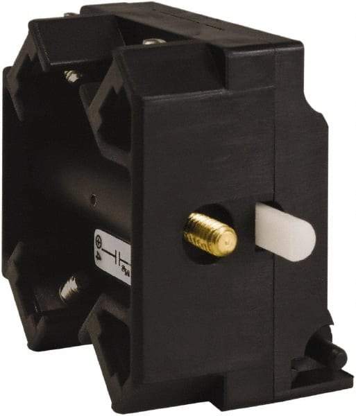 Schneider Electric - 2NO, 3 Amp, Electrical Switch Contact Block - 115 VDC and 240 VAC, Screw Terminal - Caliber Tooling