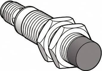 Telemecanique Sensors - NPN, 12mm Detection, Cylinder, Inductive Proximity Sensor - 3 Wires, IP67, IP69, 12 to 48 VDC, M18x1 Thread, 72mm Long - Caliber Tooling