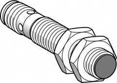 Telemecanique Sensors - NPN, PNP, NC, 8mm Detection, Cylinder, Inductive Proximity Sensor - 2 Wires, IP67, IP69, 12 to 48 VDC, M18x1 Thread, 74mm Long - Caliber Tooling