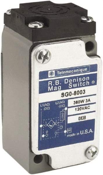 Telemecanique Sensors - 1.3 Inch Detection, Rectangular, Proximity Sensor - 3 A Load Capacity, 120 VAC, 86mm Long x 41mm Wide - Caliber Tooling