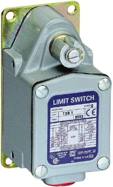 Square D - SPDT, 600 VAC, Screw Terminal, Rotary Head Actuator, General Purpose Limit Switch - 1, 2, 4, 12, 13 NEMA Rating, IP67 IPR Rating - Caliber Tooling