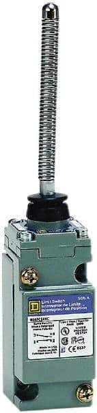 Square D - SPDT, 2NC/2NO, 600 Volt, Screw Terminal, Cat Whisker Actuator, General Purpose Limit Switch - 1, 2, 4, 6, 12, 13, 6P NEMA Rating, IP67 IPR Rating - Caliber Tooling