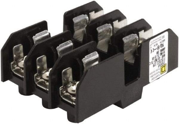 Square D - 3 Pole, 600 Volt, 30 Amp, Surface Mount Fuse Holder - Caliber Tooling