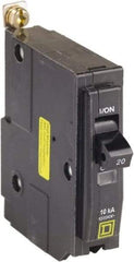 Square D - 20 Amp, 120 VAC, 1 Pole, Bolt On Miniature Circuit Breaker - 14-8 AWG - Caliber Tooling