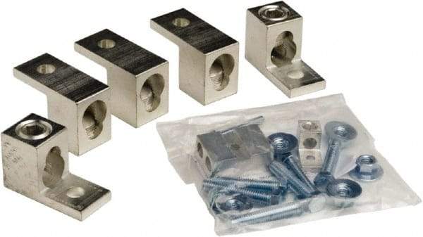 Square D - 4, 1/0, 14-1/0, 14-2/0 AWG, Mechanical Transformer Lug Kit - For Use with Single Phase Primary and Secondary Transformers, Three Phase Delta with Center Tap, Three Phase Wye Secondary Transformers - Caliber Tooling