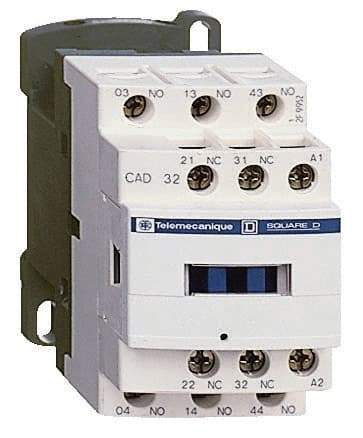 Schneider Electric - 2NC/3NO, 600 VAC at 50/60 Hz Control Relay - 17 V - Caliber Tooling