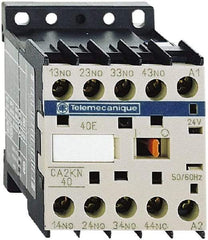 Schneider Electric - 4NO, 230-240 VAC at 50/60 Hz Control Relay - 17 V - Caliber Tooling