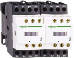 Schneider Electric - 4 Pole, 24 Coil VDC, 25 Amp at 440 VAC, Reversible IEC Contactor - Bureau Veritas, CCC, CSA, CSA C22.2 No. 14, DNV, EN/IEC 60947-4-1, EN/IEC 60947-5-1, GL, GOST, LROS, RINA, RoHS Compliant, UL 508, UL Listed - Caliber Tooling