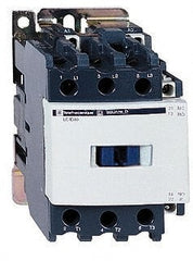 Schneider Electric - 3 Pole, 110 Coil VAC at 50/60 Hz, 50 Amp at 440 VAC and 80 Amp at 440 VAC, Nonreversible IEC Contactor - Exact Industrial Supply