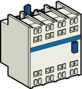 Schneider Electric - Contactor Auxiliary Contact Block - For Use with TeSys D - Caliber Tooling