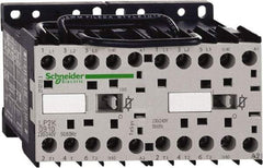 Schneider Electric - 3 Pole, 24 Coil VDC, 6 Amp at 440 VAC, Reversible IEC Contactor - BS 5424, CSA, IEC 60947, NF C 63-110, RoHS Compliant, UL Listed, VDE 0660 - Caliber Tooling