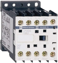 Schneider Electric - 3 Pole, 24 Coil VDC, 16 Amp at 690 VAC, 20 Amp at 440 VAC and 9 Amp at 440 VAC, Nonreversible IEC Contactor - BS 5424, CSA, IEC 60947, NF C 63-110, RoHS Compliant, UL Listed, VDE 0660 - Caliber Tooling