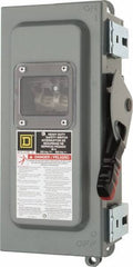 Square D - 30 Amp, 600 VAC/VDC, 3 Pole Nonfused Safety Switch - NEMA 12 & 3R, 10 hp at 600 VAC (Single Phase), 30 hp at 600 VAC (Triple Phase) - Caliber Tooling