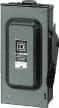 Square D - 60 Amp, 240 VAC, 250 VDC, 2 Pole Fused Safety Switch - NEMA 3R, 10 hp at 240 VAC, 10 hp at 250 VDC (Single Phase), 15 hp at 240 VAC, 10 hp at 250 VDC (Triple Phase), DPST Contact Form - Caliber Tooling