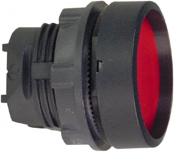 Schneider Electric - 22mm Mount Hole, Extended Straight, Pushbutton Switch Only - Round, Red Pushbutton, Nonilluminated, Maintained (MA) - Caliber Tooling