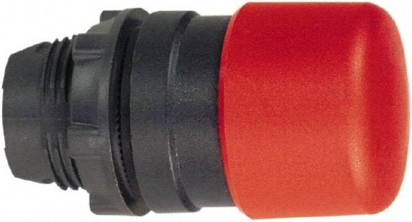 Schneider Electric - 22mm Mount Hole, Extended Mushroom Head, Pushbutton Switch Only - Round, Red Pushbutton, Nonilluminated, Momentary (MO) - Caliber Tooling