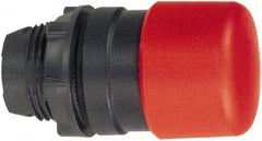 Schneider Electric - 22mm Mount Hole, Extended Mushroom Head, Pushbutton Switch Only - Round, Red Pushbutton, Nonilluminated, Momentary (MO) - Caliber Tooling