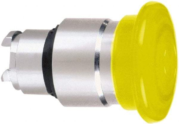 Schneider Electric - 22mm Mount Hole, Extended Mushroom Head, Pushbutton Switch Only - Round, Orange Pushbutton, Nonilluminated, Maintained (MA) - Caliber Tooling