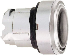 Schneider Electric - 22mm Mount Hole, Flush, Pushbutton Switch Only - Round, Clear Pushbutton, Nonilluminated, Momentary (MO) - Caliber Tooling