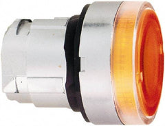 Schneider Electric - 22mm Mount Hole, Flush, Pushbutton Switch Only - Round, Orange Pushbutton, Illuminated, Momentary (MO) - Caliber Tooling