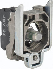 Schneider Electric - 110-120 VAC at 50/60 Hz Blue Lens LED Indicating Light - Screw Connector, Electromagnetic Field Resistant, Electrostatic Discharge Resistant, Shock Resistant, Vibration Resistant - Caliber Tooling